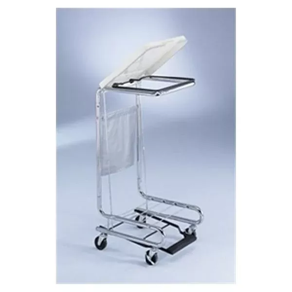 Blickman Health Hamper Linen Chrome 18-5/8x19-1/2x37-3/4" Silver EA