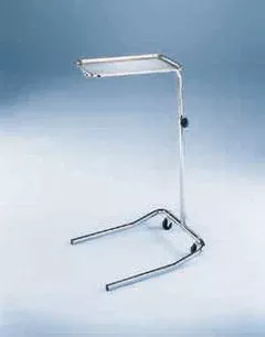 Blickman Mayo Instrument Stand Blickman Built Tray U-Shaped Base 31.5 - 51 Inch 19.125 Inch - M-206626-2464 | Each