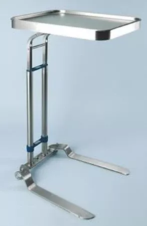 Blickman Mayo Instrument Stand Blickman Tray U-Shaped Base 39.5 - 62 Inch 19.11 Inch - M-775664-1892 | Each