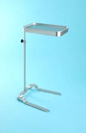 Blickman Mayo Instrument Stand Newark Tray U-Shaped Base 39.5 - 62 Inch 19.125 Inch - M-703077-1315 | Each