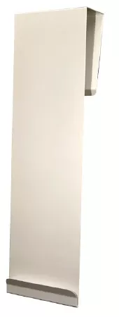 Bowman Manufacturing Door Hanger - Protective Apparel Dispenser Bowman Door Mounted 1-Protective Apparel Dispenser Quartz 2-1/2 X 5-1/2 X 19 Inch Powder-Coated Metal - M-734421-1793 | Each