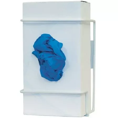 Bowman Manufacturing Glove Box Holder Horizontal or Vertical Mounted 1-Box Capacity White 3.75 X 5.67 X 8.16 Inch Coated Wire - M-1081938-3481 | Pack of 2