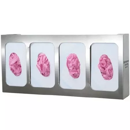 Bowman Manufacturing Glove Box Holder Horizontal or Vertical Mounted 4-Box Capacity 3.81 X 10.03 X 21.16 Inch Stainless Steel - M-1067412-2022 | Each