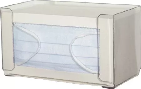 Bowman Manufacturing PPE Dispenser BOWMAN Wall Mount 1-Box Capacity Clear 4.27 X 4.32 X 7.70 Inch PETG Plastic - M-564913-3862 | Each