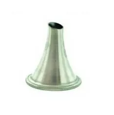 BR Surgical Ear Speculum Tip Oval Tip Ebonized 5 mm Reusable - M-1081629-2484 | Each