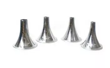 BR Surgical Ear Speculum Tip Round Tip Size 4 Stainless Steel 8 mm Reusable - M-1001167-4873 | Each