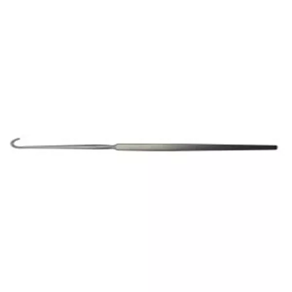 BR Surgical Hook Nerve Graham 6-1/2" Blunt Single Prong Stainless Steel Ea