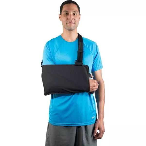 Breg Immobilizer Sling Deluxe Shoulder Brthbl Mtrl Blk Sz Universal Ea