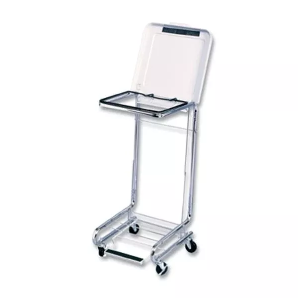 Brewer Company Hamper Laundry Steel Square 37-3/4x18-5/8x19-1/2" Silver Ea