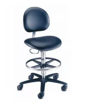 The Brewer Company Lab Stool Millennium Series Contoured Backrest Pneumatic Height Adjustment 5 Casters - M-324192-3767 | Each