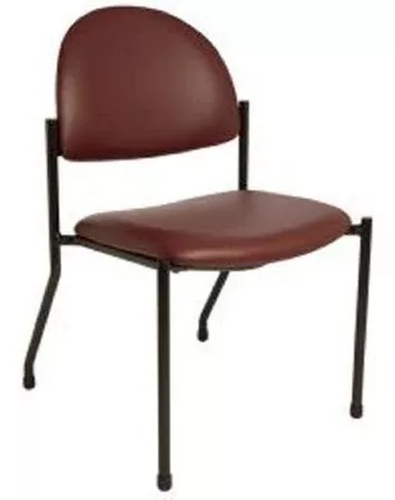 The Brewer Company Side Chair 1250 Series Graphite Without Armrests Poly-Foam Upholstery - M-1016428-3747 | Each