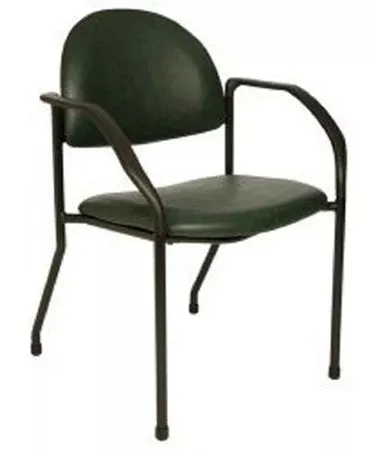 The Brewer Company Side Chair Teal Fixed Armrests Vinyl - M-1034763-1017 | Each
