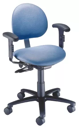 The Brewer Company Task Chair Black Adjustable Arms Vinyl - M-462839-1902 | Each