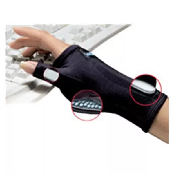 Brownmed Glove Support IMAK Hand Ergobeads Black Size Small Ea