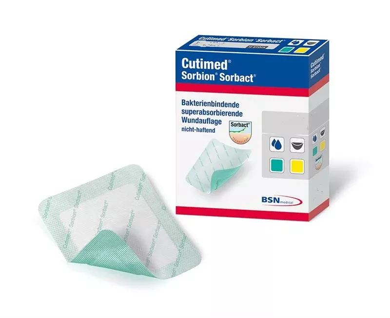 BSN Medical Dressing Cutimed Sorbact Acetate 4x8" Non-Adherent 10/Bx