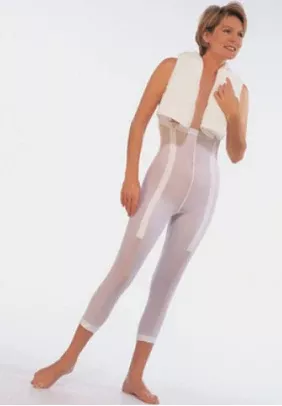 BSN Medical Girdle Plastic Surgery SupportWear Long Leg Small W 24-26" Wht EA