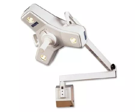 Burton Medical Products Diagnostic / Procedure Light Outpatient II Wall Mount Halogen 50 Watt White - M-486956-3347 | Each
