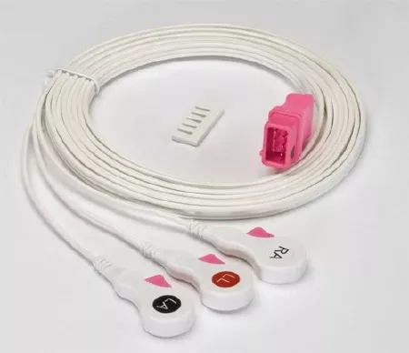 Cardinal 3 Lead Cable System Kendall DL Ribbon Cable, Disposable - M-707754-4240 | Case of 100