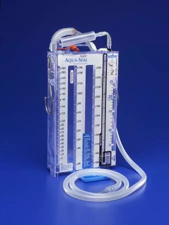 Cardinal Chest Drain System Argyle Aqua-Seal 2300 mL - M-239665-2614 | Case of 5