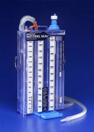 Cardinal Chest Drain System Argyle Sentinel 2500 mL - M-161384-3920 | Case of 5