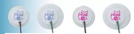 Cardinal ECG Electrode KittyCat Monitoring Non-Radiolucent 3 per Pack - M-373372-3171 | Case of 300