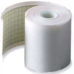 Cardinal ECG Recording Paper Medi-Trace Thermal Paper 216 X 280 mm Z-Fold Red Grid - M-188074-3370 | Case of 10