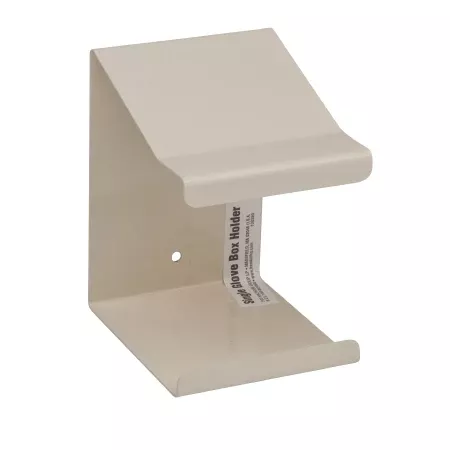 Cardinal Glove Box Holder Sharps-A-Gator Horizontal or Vertical Mounted 1-Box Capacity Putty 3-1/2 X 4 X 5 Inch Plastic - M-353084-3490 | Case of 20