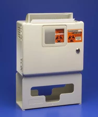Cardinal Glove Box Holder SharpSafetyIn-Room Horizontal or Vertical Mounted 1-Box Capacity Beige 4-1/2 X 6-3/4 X 12 Inch Plastic - M-202553-1449 | Case of 10