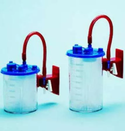 Cardinal Suction Canister Liner Medi-Vac Flex Advantage 3000 mL Float Valve Shut-Off Lid - M-274618-2958 | Case of 50