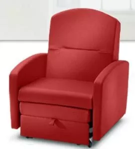 Champion Manufacturing Sleeper Chair Classic Overnighter, 526 Series Natural With Armrests Fabric Upholstery - M-739724-2662 | Each