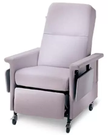 Champion Manufacturing Standard Transport Manual Recliner 59 Series Natural Foam 3 Inch Caster - M-729189-1404 | Each