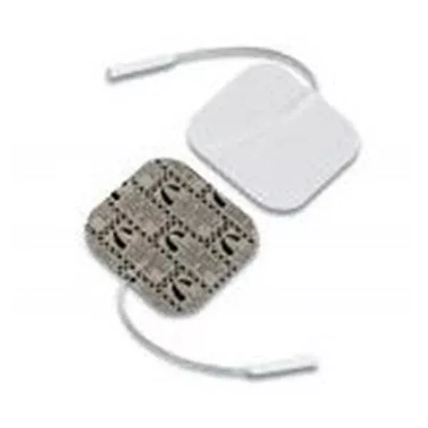 ChattanoogaElectrode Elctrcrd Dr-Stck 2 SlfAdh Clth/Crbn Ag Flm Wht 40/Ca