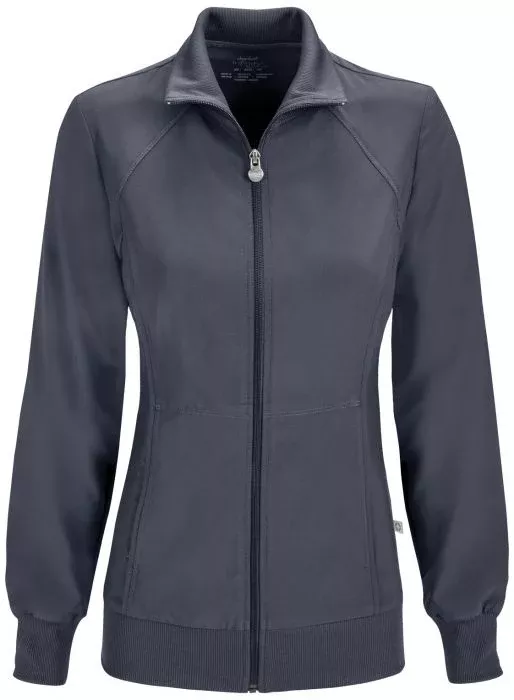 Cherokee Workwear Jacket Scrub Cherokee Pewter Medium Ea