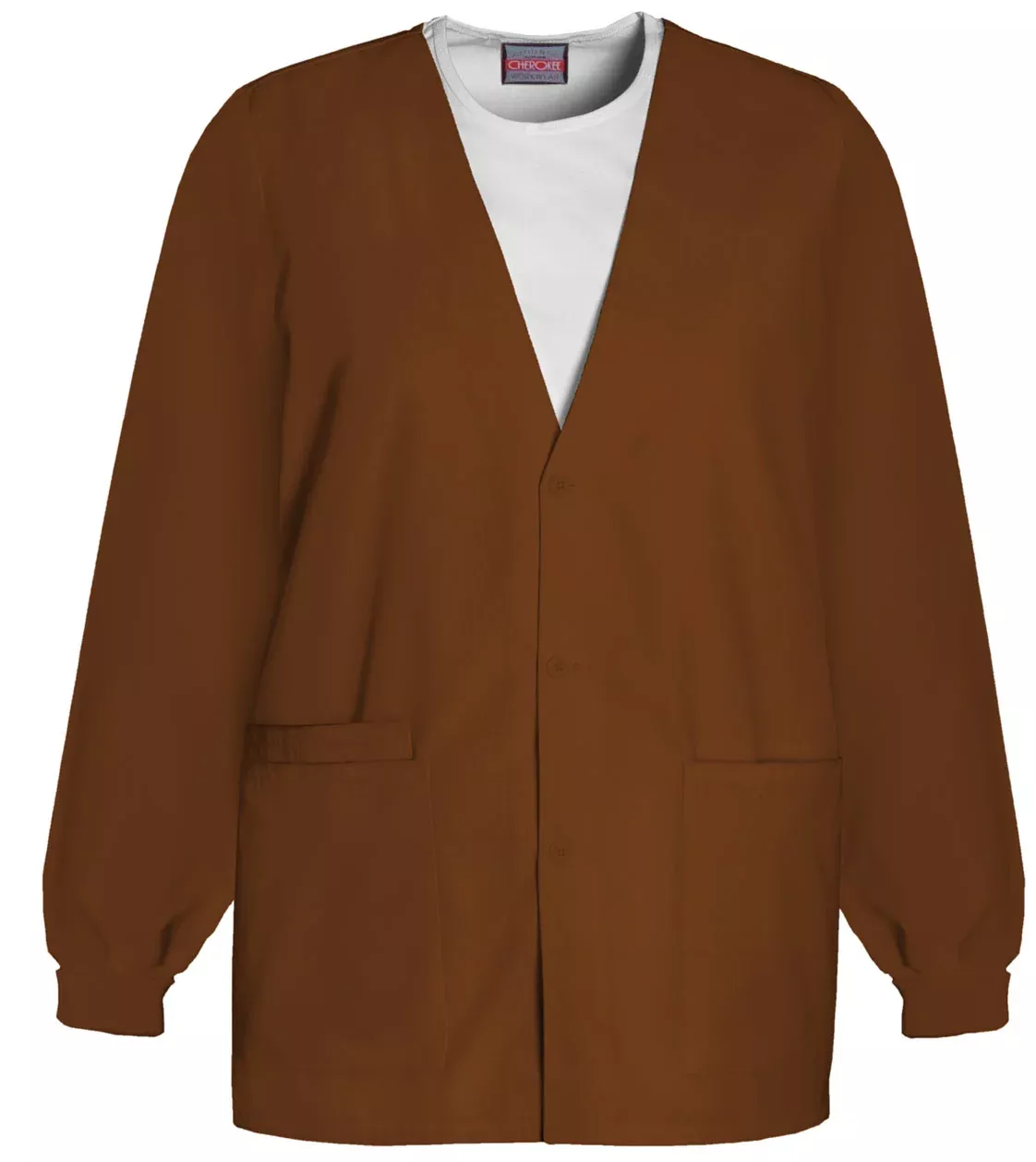 Cherokee Workwear Jacket Scrub Cherokee Womens Black X-Large Ea