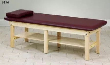 Clinton Industries Bariatric H-Brace Treatment Table Bariatric Low Series Fixed Height 600 lbs. Weight Capacity - M-709880-2368 | Each