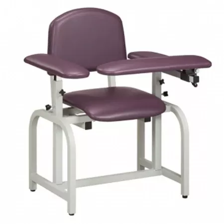Clinton Industries Blood Drawing Chair Lab X Series Single Adjustable Flip Up Armrest Gunmetal Gray - M-970009-1820 | Each