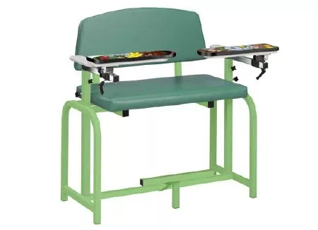 Clinton Industries Blood Drawing Chair Pediatric Series Flip Up Arm Spring Garden - M-1028113-1323 | Each