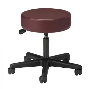 Clinton Industries Exam Stool Standard Series Backless Pneumatic Height Adjustment 5 Casters - M-1007548-1293 | Each