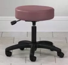 Clinton Industries Exam Stool Value Series Backless Pneumatic Height Adjustment 5 Casters Desert Tan - M-677930-4054 | Each