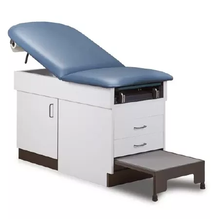 Clinton Industries Family Practice Table with Step Stool Model 8890 Fixed Height 400 lbs. Weight Capacity - M-1079760-2659 | Each