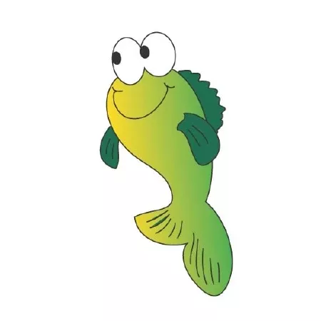 Clinton Industries Fish Graphic, 14 Inch - M-1075103-4128 | Each