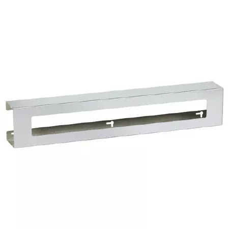 Clinton Industries Glove Box Holder Slimline Horizontal or Vertical Mounted 3-Box Capacity Silver 4 X 5-1/2 X 30 Inch Steel - M-786232-3298 | Each