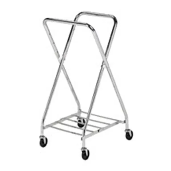 Clinton Industries Hamper Laundry Chrome Plated Steel 19-3/4x19-3/4x42" Silver Ea