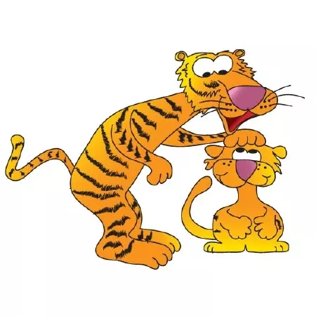 Clinton Industries Tiger Buddies Graphic - M-1075102-1772 | Each
