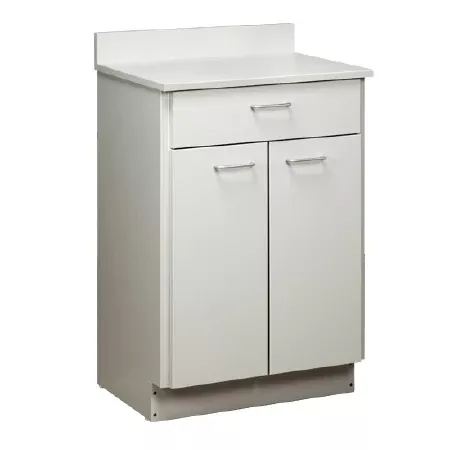 Clinton Industries Treatment Cabinet ClintonClean Laminate / Solid Plastic Top 1 Drawer 1 Shelf Optional Locks - M-1016226-4637 | Each