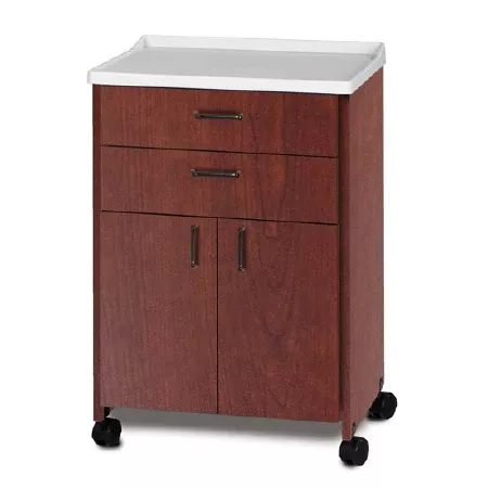Clinton Industries Treatment Cabinet Mobile Laminate 2 Drawers 1 Shelf - M-1013219-2010 | Each