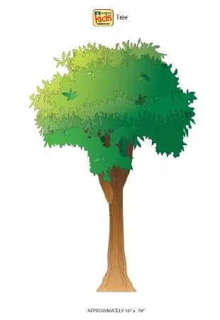 Clinton Industries Tree Wall Sticker - M-841323-4882 | Each