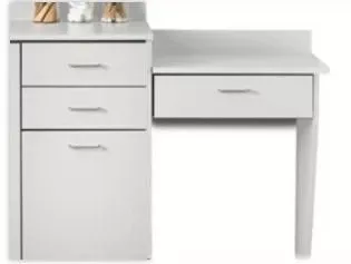 Clinton Industries Wall Mount Desk Gray / Silver Pulls 1 Drawer - M-1049148-1485 | Each