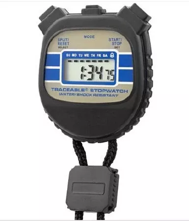 Cole-Parmer Inst. Digital Stopwatch Shockproof, Waterproof Traceable 24 Hours Digital Display - M-897970-2382 | Each