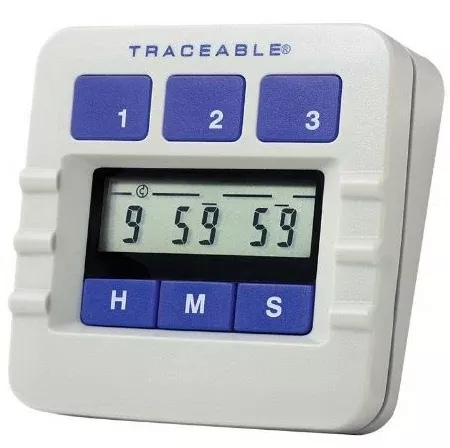 Cole-Parmer Inst. Electronic Alarm Timer 2 Channel Traceable 10 Hours Digital Display - M-897978-4427 | Each